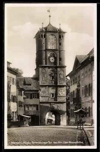 AK Wangen i. Allgäu, Ravensburger Tor