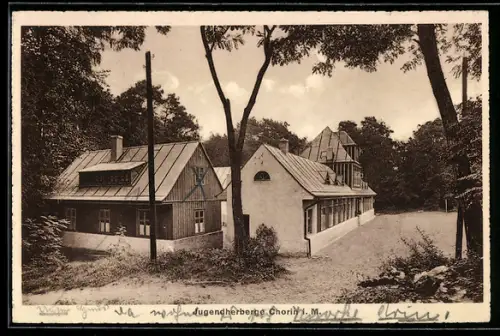 AK Chorin, Blick zur Jugendherberge