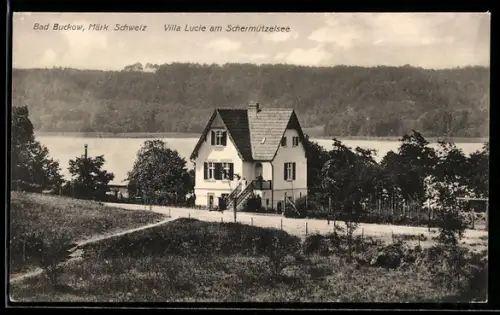 AK Bad Buckow /Märk. Schweiz, Hotel Villa Lucie am Scharmützelsee