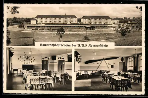 AK Kornwestheim, Kameradschafts-Heim der A. A. 5, Innenansichten