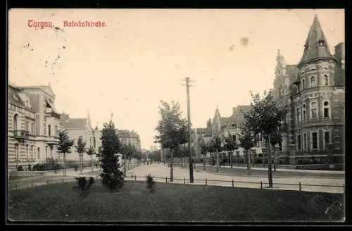 AK Torgau, Bahnhofstrasse