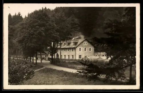 AK Kipsdorf, Ferienlager Döbeltal-Kipsdorf Karl Liebknecht, VEB Waggonbau Dessau