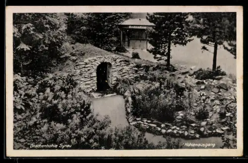 AK Syrau, Drachenhöhle, Höhlenausgang