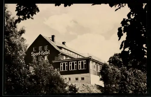AK Klingenthal i. Sa., Aschberg, HO-Sporthotel Waldgut