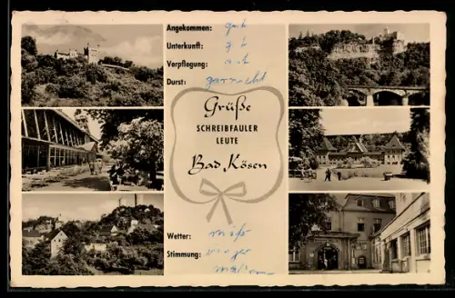 AK Bad Kösen, Gradierwerk, Burg Saaleck, Rudelsburg