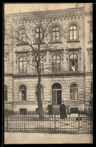 AK Hamburg-St. Georg, Stadtvilla Strasse Holzdamm 30, Pensionat Frau Dr. Herrmann