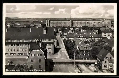 AK Kornwestheim, Blick vom Wasserturm