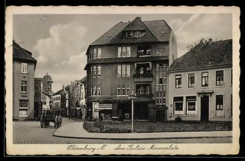 AK Oldenburg i. O., Strasse am Julius Mosenplatz