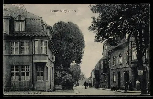 AK Lauenburg a. Elbe, Gasthaus zum Posthof