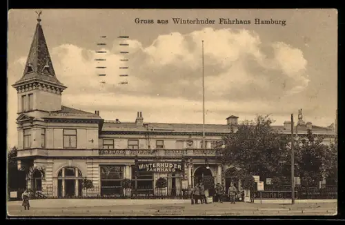 AK Hamburg, Gasthof Winterhuder Fährhaus