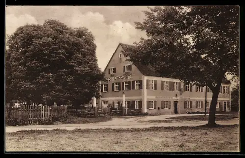 AK München-Nymphenburg, Gasthaus Schlosswirt
