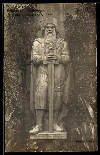 AK Salzburg, Wehrmann Kaiser Karl der Grosse, Kriegshilfe