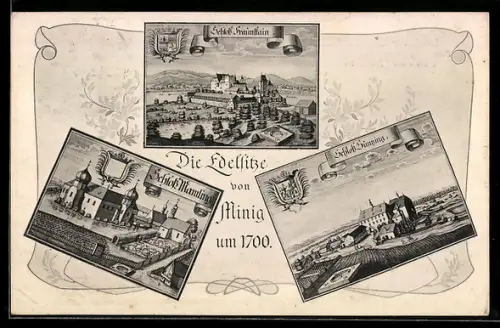 AK Mining, Schlösser Mamling, Traunstein und Günzing