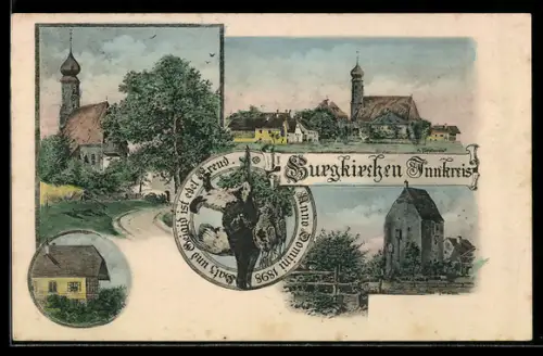 AK Burgkirchen im Innkreis, versch. Ortsansichten