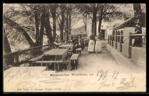 AK Fischlham, Gasthaus Märzenkeller