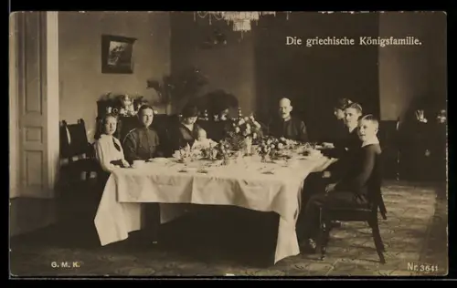 AK La Famille Royale de Gréce