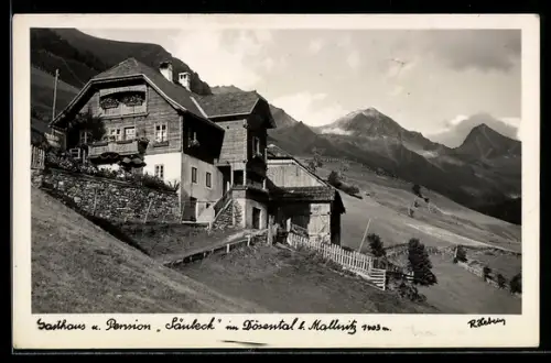 AK Mallnitz, Gasthaus und Pension Säuleck im Dösental