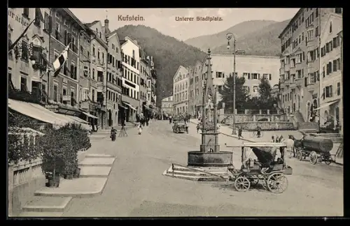 AK Kufstein, Unterer Stadtplatz