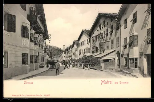 AK Matrei am Brenner, Strasse im Ort
