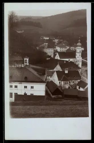 AK Helfenberg, Ortspartie mit Kirche