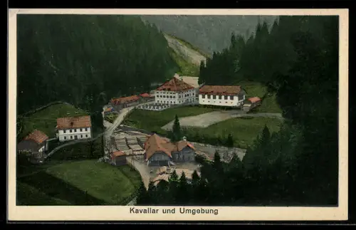 AK Stockenboi, Ortsansicht mit Gasthaus Kavallar und Umgebung