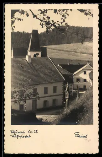 AK Schönau /Mühlviertel, Blick in den Ort