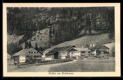 AK Nesselwängle, Haller am Haldensee, Ortspartie
