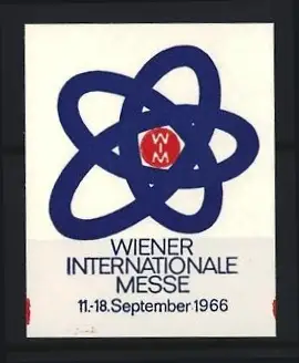 Reklamemarke Wien, Wiener Internationale Messe 1966, Atom-Symbol