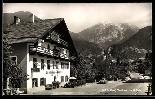 AK Zirl in Tirol, Gasthaus zur Brücke