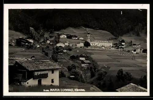 AK Maria Luggau /Kärnten, Ortsansicht aus der Vogelschau