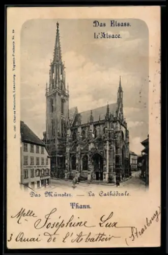 AK Thann /Elsass, Das Münster