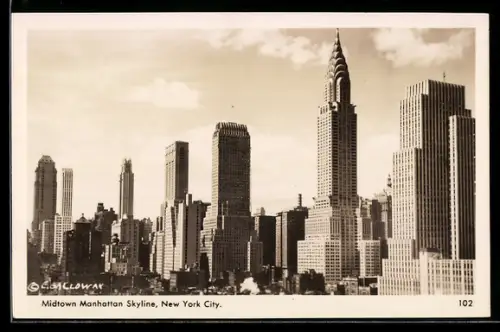 AK New York, NY, Midtown Manhattan Skyline