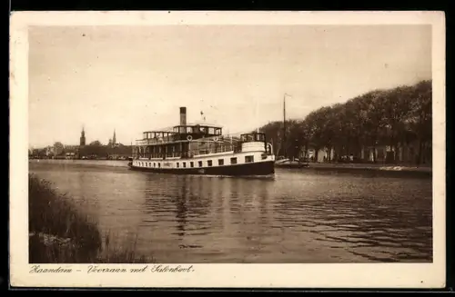 AK Zaandam, Voorzaan met Salonboot