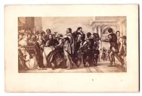 Fotografie Gemälde, Jesus aux noces de Cana, Veronese