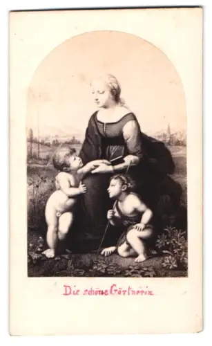 Fotografie Gemälde Die schöne Gärtnerin von Raphael