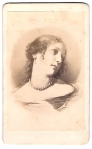 Fotografie Gemälde Kopf des Herodias Tochter von Carlo Dolce