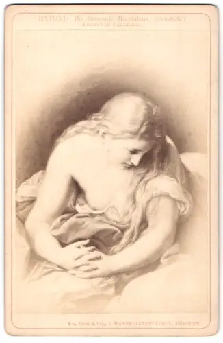 Fotografie Gemälde Die büssende Magdalena von Batoni