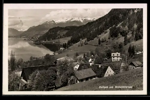 AK Dellach am Millstättersee, Panorama aus der Vogelschau