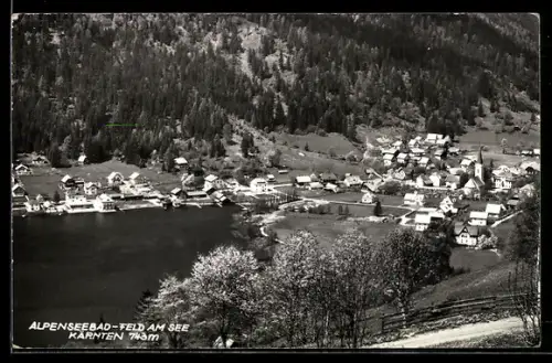AK Feld am See, Ortsansicht aus der Vogelschau