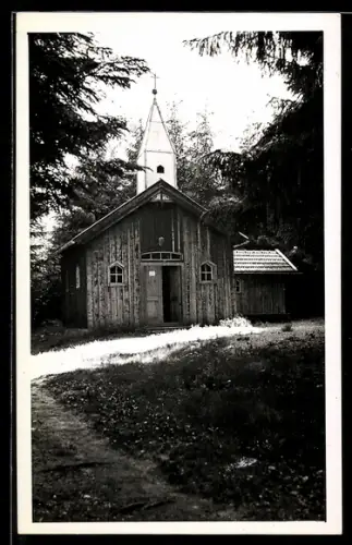 AK Suben, Rossbach, Kapelle im Wald