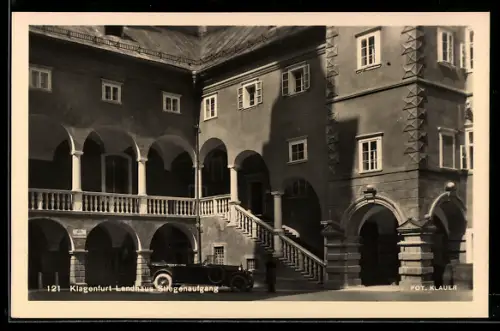 AK Klagenfurt, Landhaus, Stiegenaufgang