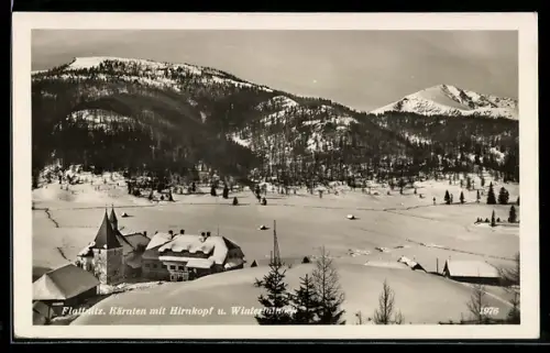 AK Flattnitz /Kärnten, Hirnkopf und Wintertraum