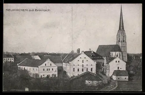 AK Neukirchen a.d. Enknach, Ortsansicht