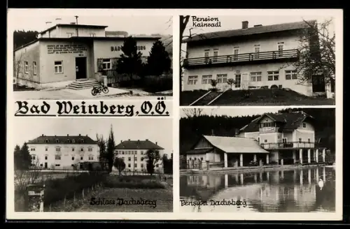 AK Prambachkirchen, Bad Weinberg, Pension Kainradl, Schloss Dachsberg, Pension Dachsberg