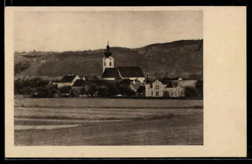 AK Hartkirchen /O. Öst., Ortspanorama mit Kirche