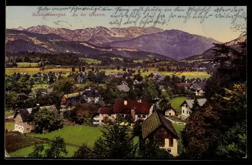 AK Bad Goisern am Hallstättersee, Au bei Goisern, Panorama