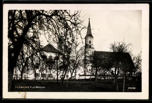 AK Perwang, Kirche u. benachbartes Haus