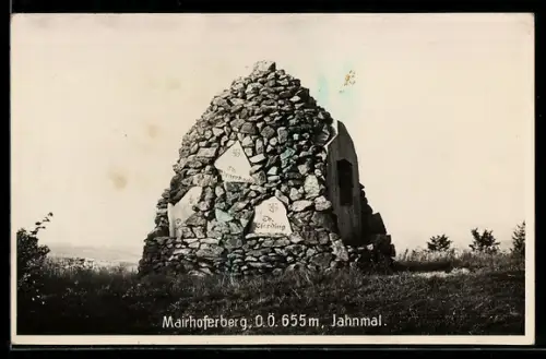 AK Stroheim /O.Ö., Jahnmal auf dem Mairhoferberg
