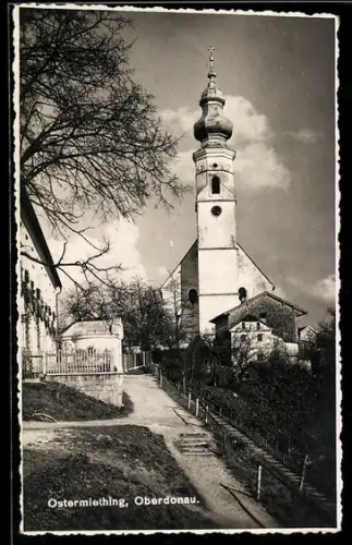 AK Ostermiething /Oberdonau, Kirche