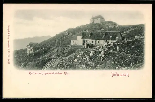 AK Dobratsch, Restaurant genannt österr. Rigi